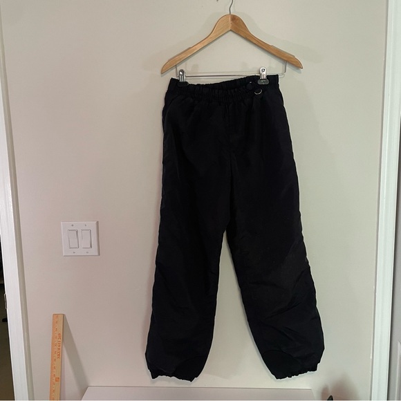 Vintage Columbia Snow Pants Men’s M Nylon Baggy Taper Windbreaker Black - Picture 1 of 8